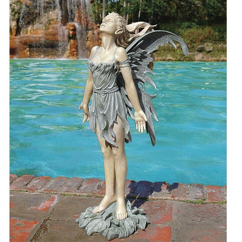 aluminum fairy statue